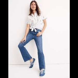 Madewell Blue Flare & Wide Leg Jeans